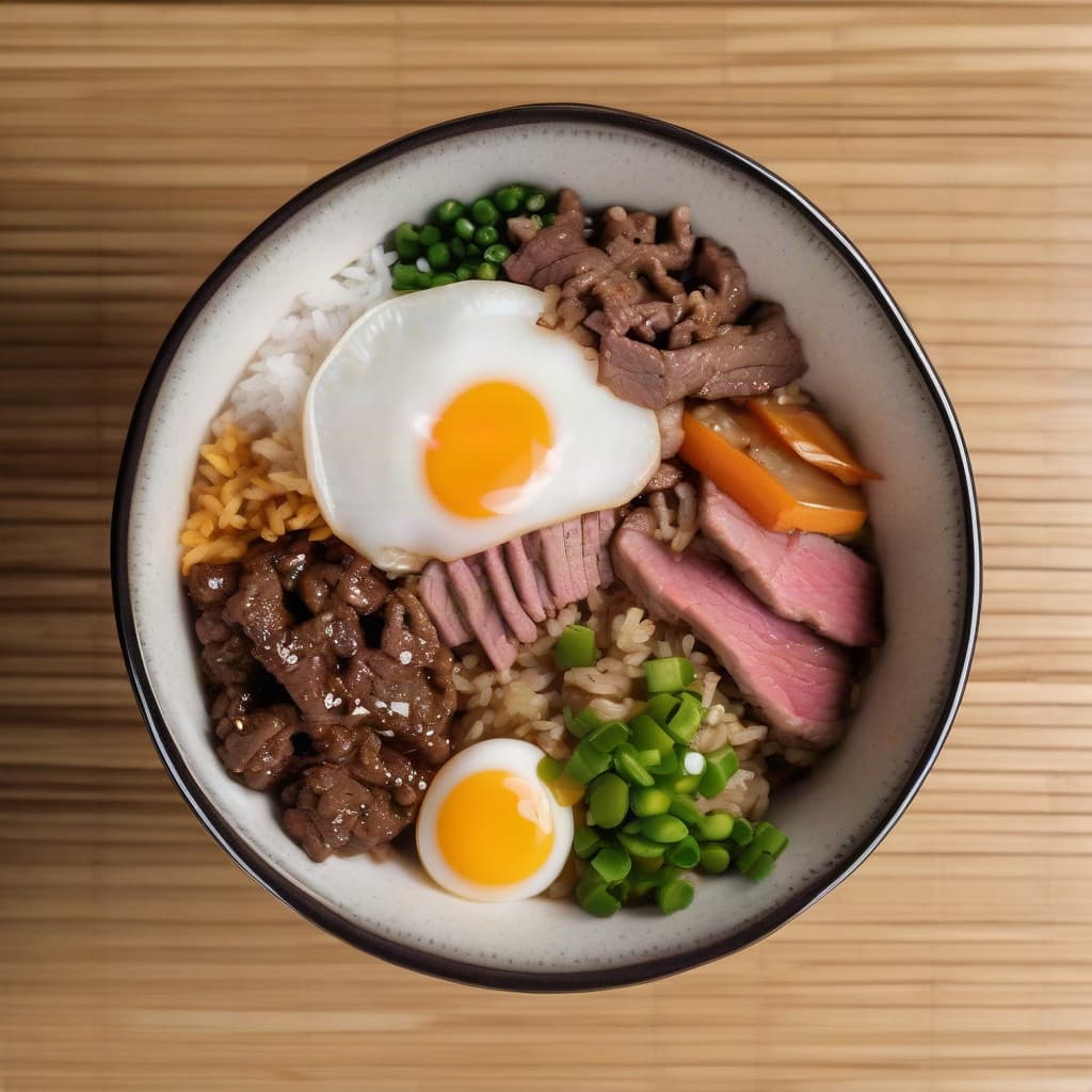 Beef & Egg Rice Bowl