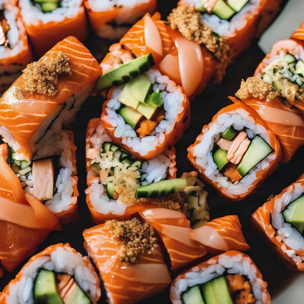 Salmon Inferno Roll